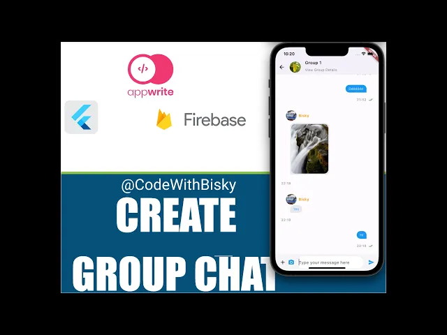 Flutter group messages with appwrite